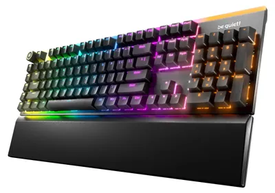 Immagine prodotto di Silenzio! Tastiera ANSI US silenziosa e leggera da gioco USB QWERTY inglese - Tastatur - QWERTY