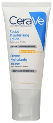 Produktbild von CeraVe Feuchtigkeitslotion für das Gesicht SPF50 52 ml