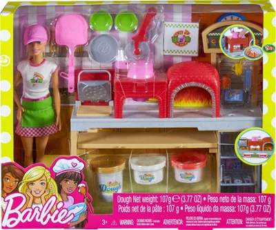 Produktbild von Barbie "Cooking & Baking" Pizzabäckerin Puppe & Spielset