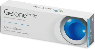 Zdjęcie produktu dla Gelone 1-day (30 soczewek) Moc: -0.75, (BC): 8.40, DIA: 14.20