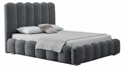 Produktbild von Modernes Bett, stabil, komfortabel und stilvoll gestaltet