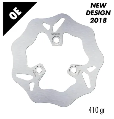 Imagen del producto de Disco de freno Galfer, diseño wave, rígido
