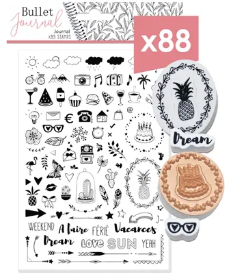 Immagine prodotto di Timbri Stampo Planner - Il mio diario, 89 pezzi