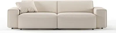 Produktbild von KAWOLA Sofa RANI 3-Sitzer Cord cremeweiß