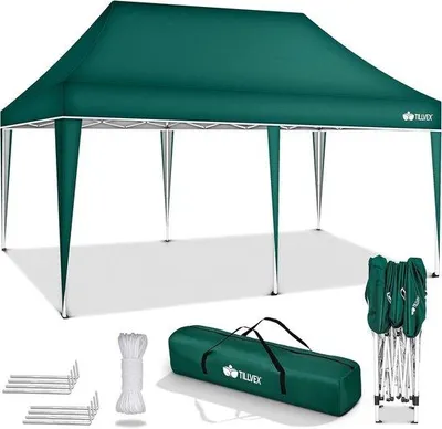 Produktbild von Wasserfeste Zelt 3x6 m | Gartenzelt mit UV-Schutz und Aufklappfunktion | Ideal für Garten und Camping