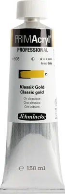 PRIMAcryl - Klassik Gold - 150ml Feinste Künstler Acrylfarbe Schmincke 13 896 019