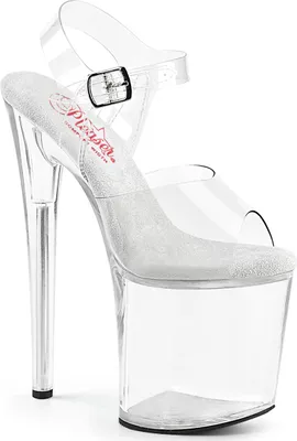 Produktbild von NAUGHTY-808 Damen Sandale von Pleaser, Transparent  , EU 40, US 10