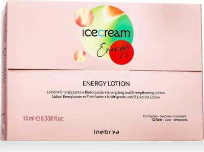 Productafbeelding van Inebrya Ice Cream Energy Lotion, ampullen, 12 stuks x 10 ml