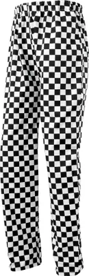 Produktbild von Premier Unisex Kochhose Essential (2 Stück/Packung) RW6815 (L) (Schwarz/Weiß (groß kariert))