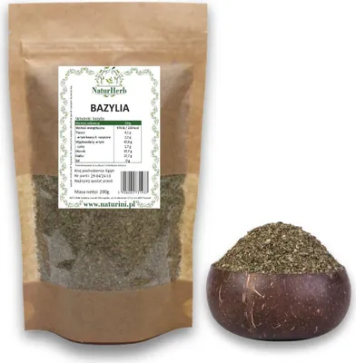 Zdjęcie produktu dla BAZYLIA naturalna 50g Naturini