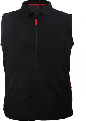 Immagine prodotto di Taglie forti Gilet in morbido pile marc & mark INNSBRUCK nero 10XL