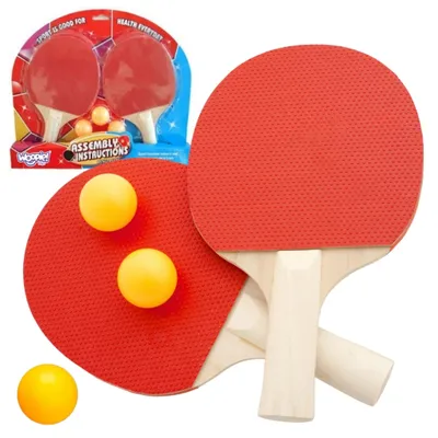 Immagine prodotto di WOOPIE: Set di racchette per ping pong/tennis tavolo + 3 palline