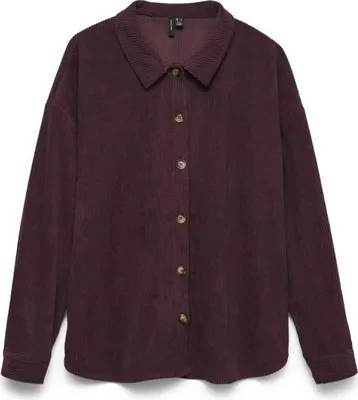 Produktbild von Vero Moda VMCLEO OVERSIZE SHIRT WVN GA Winetasting XS