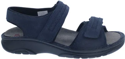 Produktbild von Berkemann Sandale mit Fußbett zum Wechseln Fabian 5802-560, Nubukleder, Blau-Schwarz, Weite G-J 41 1/2