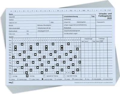 Obrázok produktu pre RNK Urlaubskarte 2025 2900/25-10 A5 10St