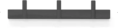 Produktbild von Authentics Wandgarderobe Line Up S, Hakenleiste, Garderobenleiste, Esche, Schwarz, 80999
