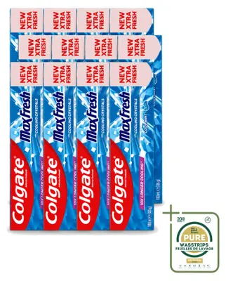Productafbeelding van 12 x Colgate Max Fresh Cool Mint tandpasta - 100 ml - Voordeelverpakking - 12 stuks