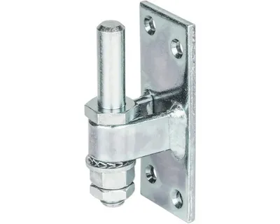 Immagine prodotto di Alberts 311131: Elementi di fissaggio a vite, regolabili, zincati a caldo, con passivazione a spessore elevato, diametro del perno Ø13 mm, piastra 100 x 40 mm