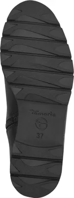 Produktbild von Tamaris Damen Stiefelette Warmfutter Reißverschluss Raffung Blockabsatz 1-26438-43, Größe:40 EU, Farbe:Schwarz