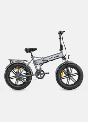 Obrázek produktu pro E Bike, skládací elektrokolo s tlustými pneumatikami 20x4,0 palce, odnímatelná baterie 48V 13Ah, 7 rychlostí SHIMANO s LCD displejem, dojezd až 120 km skládací kola šedá