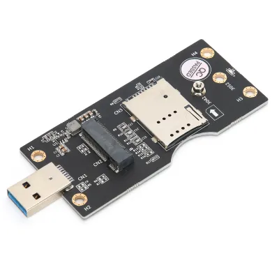 Obrázok produktu pre Adaptér M.2 na USB 3.0,Adaptér Key B na USB 3.0,Karta M.2,Riser karta,Riser karta so slotom na kartu SIM,Počítačové príslušenstvo
