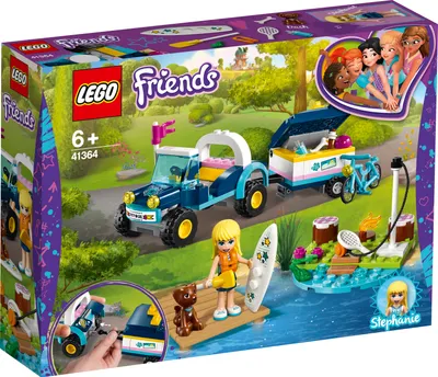 Image de LEGO® Friends Cabriolet de Stephanie avec remorque, 41364