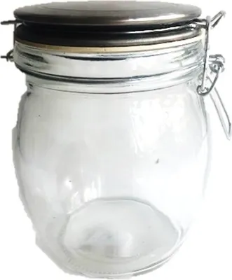 Produktbild von Bügelverschlussglas  mit Glasdeckel 500ml