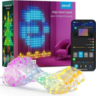 Image de Rideau lumineux LED d'extérieur, 520 LED RGBIC, 15 x 2 m, étanche IP65, Wi-Fi, plus de 86 modes