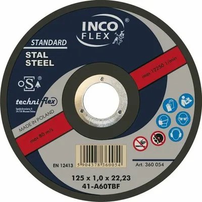 Obrázok produktu pre Metall brúsny kotúč incoflex 125*6,5