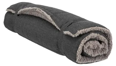 Produktbild von TRIXIE Reisedecke Bendson - dunkelgrau/hellgrau - 100 × 65 cm