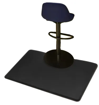 Produktbild von Salonbodenmatte, rutschfest, ergonomisches Design, schwarz