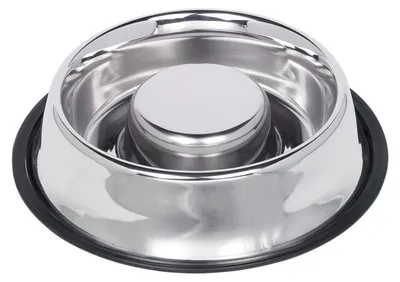 Zdjęcie produktu dla Miska Nobby ze stali nierdzewnej, antypoślizgowa, 1,35 l, 30 cm