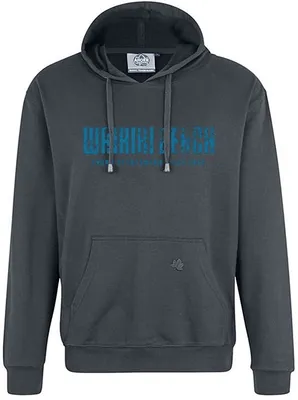 Produktbild von Übergrößen Kapuzen-Sweatshirt AHORN SPORTSWEAR Waikiki Beach blau Iron Grey 3XL