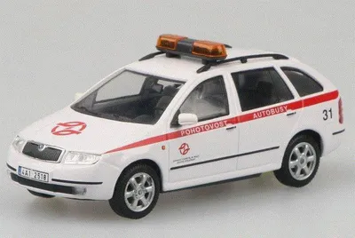 Image de Bus de secours Skoda Fabia - 1:43 - Abrex