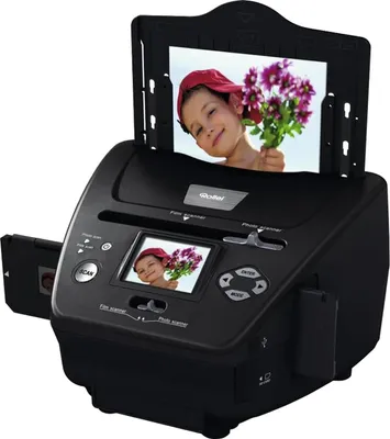 Immagine prodotto di Rollei PDF S 240 SE Multiscanner per foto diapositive e pellicole negative 35mm 135, 3R/4R/5R Dispositivo di conversione per la digitalizzazione di foto e biglietti da visita con monitor a colori, foto-scanner-slides-negativi-digitalizzazione