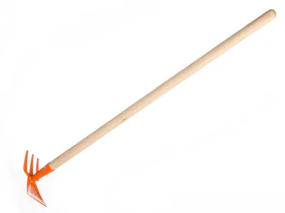Obrázek produktu pro Motyka/Motyčka oboustranná oranžová s násadou kov/dřevo 80cm nářadí