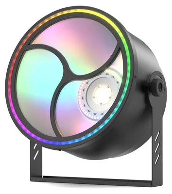 Image de Projecteur PAR COB RGB - ZQ01333 Éclairage de scène DMX - 250 W - DMX512 7/15 canaux -par le son et mode automatique - >82 000 lm - Prise UE