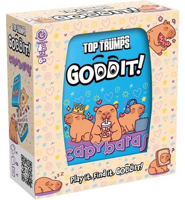 Immagine prodotto di GODDIT - Top Trumps Capybaras - Gioco di carte - WINNING MOVES - Da 1 a 6 giocatori - Dai 6 anni