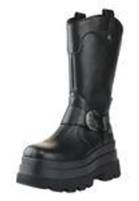 Zdjęcie produktu dla Eleganckie damskie buty Buffalo Jupiter West Biker PD00016410, czarne
