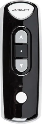 Produktbild von Jarolift Funk-Handsender TDRC, 1-Kanal TDRC 01 Fernbedienung für Rollläden, kompatibel mit TDEF Funkmotoren & TDRR Empfängern, Rolling Code 433 MHz, Klavierlack-Design