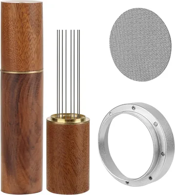 Obrázek produktu pro Sada příslušenství pro držák filtrů o průměru 51 mm, dávkovací kroužek, nástroj WDT, sítko na kávu, pro kávovary espressa