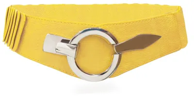 Productafbeelding van Gloop Damen Tailleband, elastisch, 6 cm breed, zilverkleurig