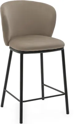 A studio shot of a bar stool against a white background.