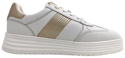 Imagen del producto de Zapatos deportivos para mujer de la marca Marco Tozzi, tipo cordones, color blanco, para uso casual