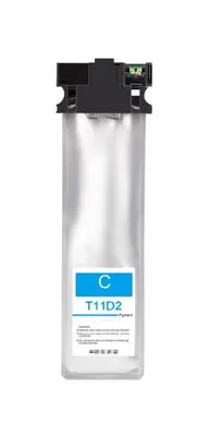 Produktbild von Tintenpatrone kompatibel mit Epson C13T11D240 cyan für Workforce Pro WF-C5300, WF-C5390, WF-C5390DW, WF-C5800, WF-C5890, WF-C5890DWF, T11D2