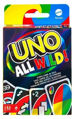 Produktbild von Mattel HHL33 - Mattel Games - UNO All Wild - Kartenspiel