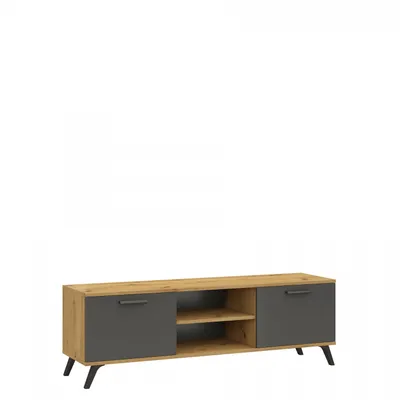 Obrázek produktu pro Televizní stolek RALF 01 Grafit + dub artisan