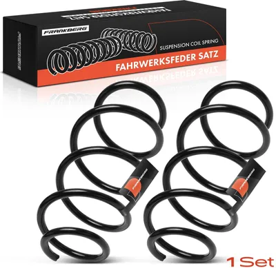 Immagine prodotto di Frankberg 2x molla di sospensione asse anteriore per Opel Corsa E X15 Corsa E furgone/hatchback anno dal 2014