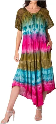 Produktbild von Sundress Viskose Tie-Dye, Größe L, Strandkleid