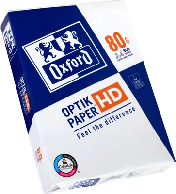Image de Papier d'impression polyvalent OXFORD, format A4 Premium blanc, 500 feuilles (11,85)